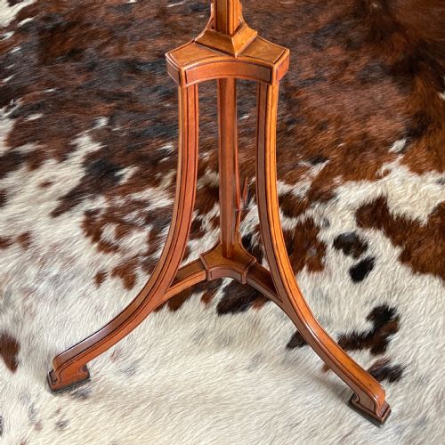 GEORGE III SHERATON POLE OR FIRE SCREEN CIRCA 1790 - ADDITIONAL PHOTO 9