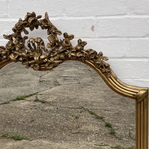 DELIGHTFUL FRENCH GILTWOOD MIRROR CIRCA 19TH CENTURY - ADDITIONAL PHOTO 2