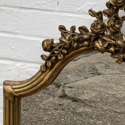 DELIGHTFUL FRENCH GILTWOOD MIRROR CIRCA 19TH CENTURY - ADDITIONAL PHOTO 3