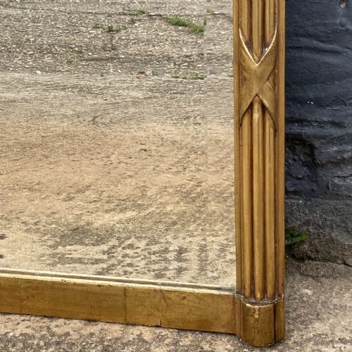 DELIGHTFUL FRENCH GILTWOOD MIRROR CIRCA 19TH CENTURY - ADDITIONAL PHOTO 5