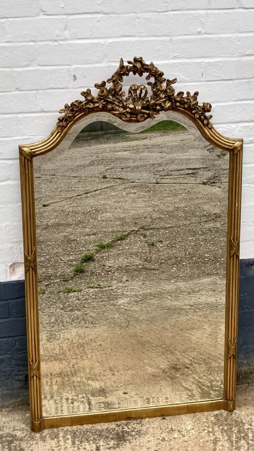 delightful french giltwood mirror circa 19th century - CATEGORY: ANTIQUE MIRRORS - DATED 1880
