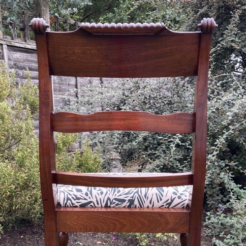 GEORGE III MAHOGANY DESK CHAIR CIRCA 1800 - ADDITIONAL PHOTO 9