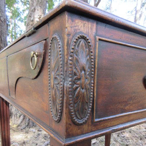GEORGE III MAHOGANY ESTATE RENT TABLE WRITING TABLE OR DESK CIRCA 1775 - ADDITIONAL PHOTO 9