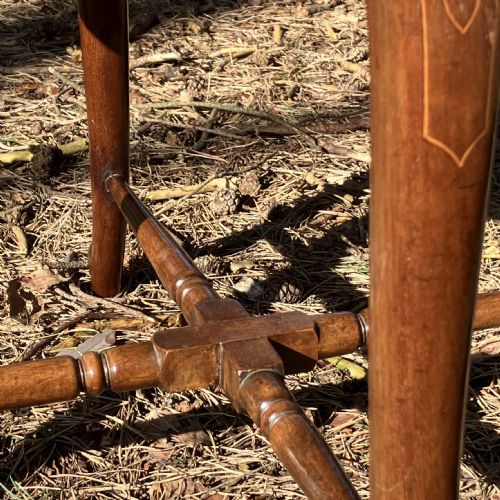 SUPER QUALITY PAIR OF EDWARDIAN MAHOGANY CORNER CHAIRS CIRCA 1900 - ADDITIONAL PHOTO 4