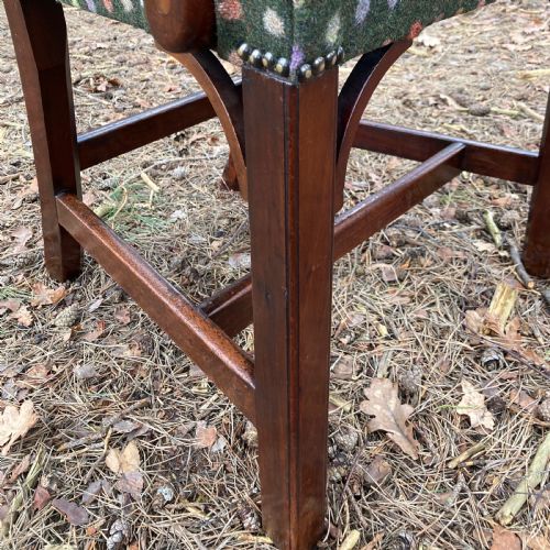 PAIR OF MAHOGANY OPEN ARMCHAIRS CARVERS CIRCA 1830 - ADDITIONAL PHOTO 9