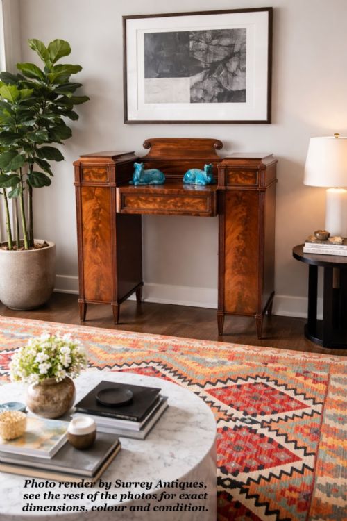 HANDSOME MAHOGANY SIDEBOARD OF EXCEPTIONALLY SMALL PROPORTIONS CIRCA 1840 - ADDITIONAL PHOTO 18