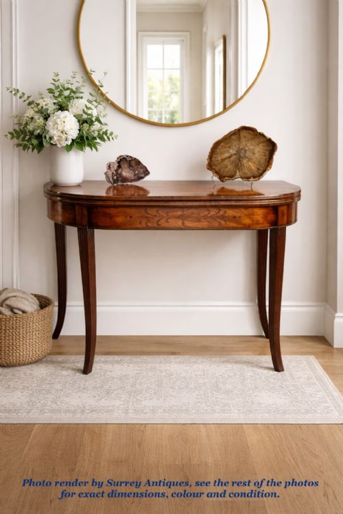 LATE GEORGIAN MAHOGANY TEA TABLE CIRCA 1800 - ADDITIONAL PHOTO 11