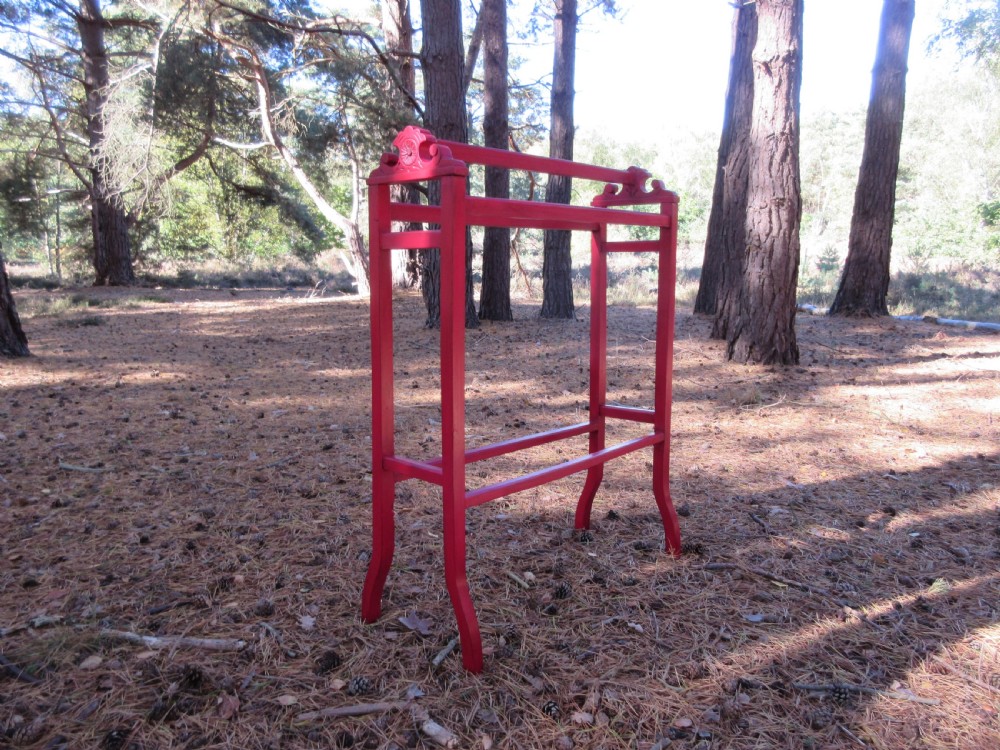 Attractive Late Victorian Towel Rail, Circa 1890