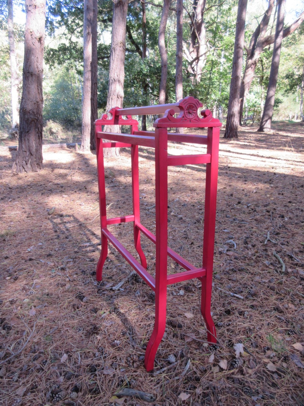 Attractive Late Victorian Towel Rail, Circa 1890 View II