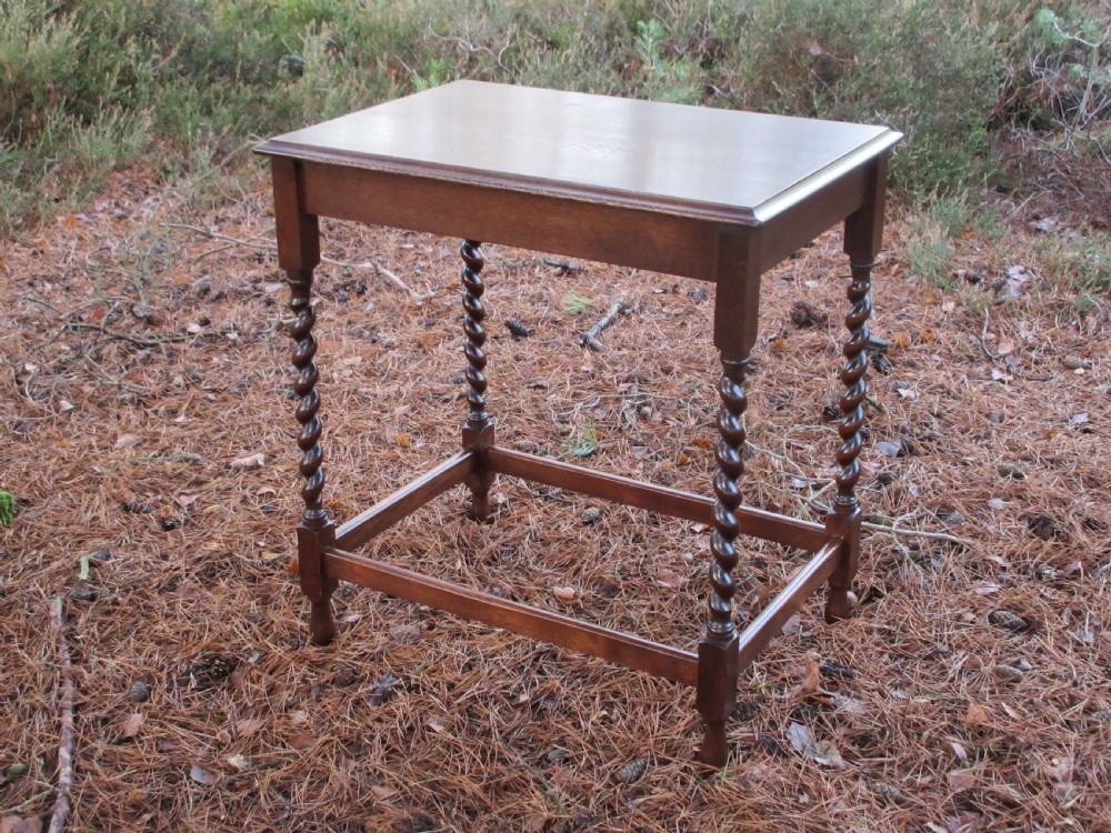 Edwardian Oak Occasional Table, Circa 1900