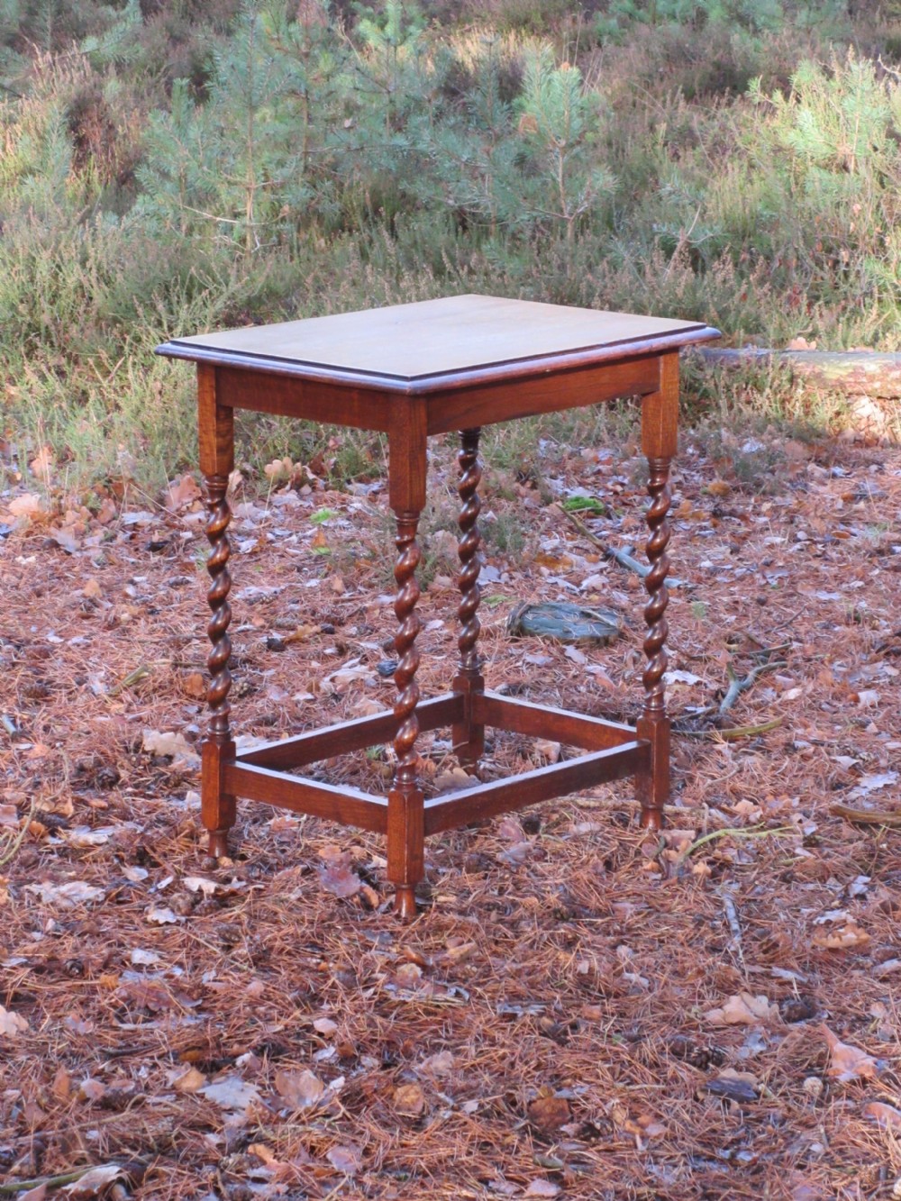 Edwardian Oak Occasional Table, Circa 1900 View II