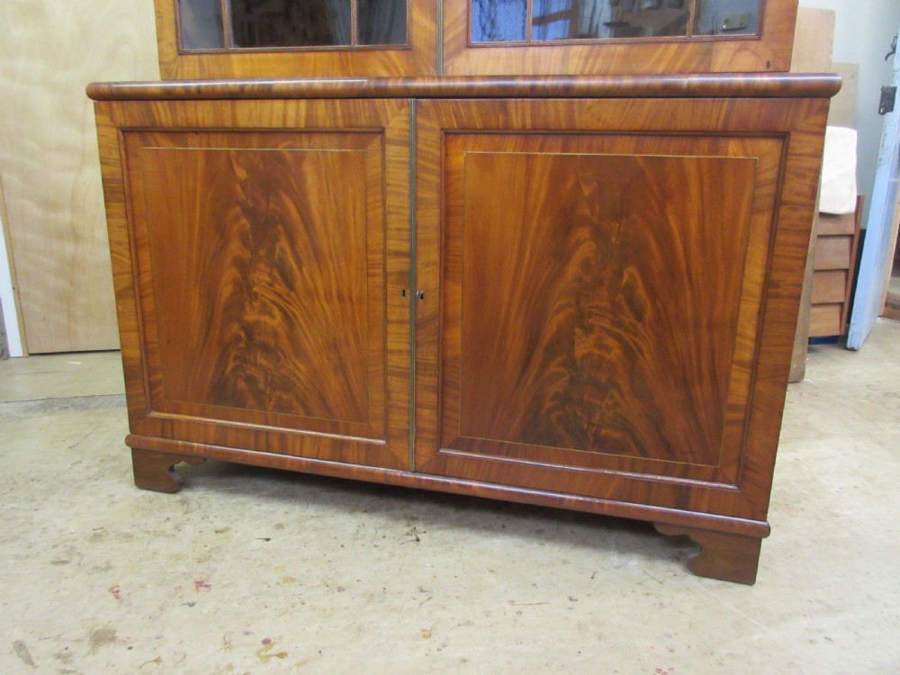 Georgian Mahogany Bookcase, Circa 1800 View III