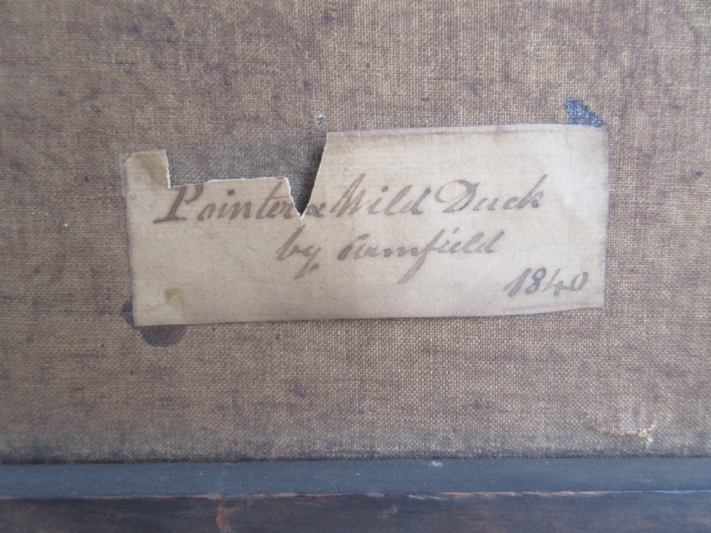Pointer and Mild Duck by George Armfield, Circa 1840 View IV