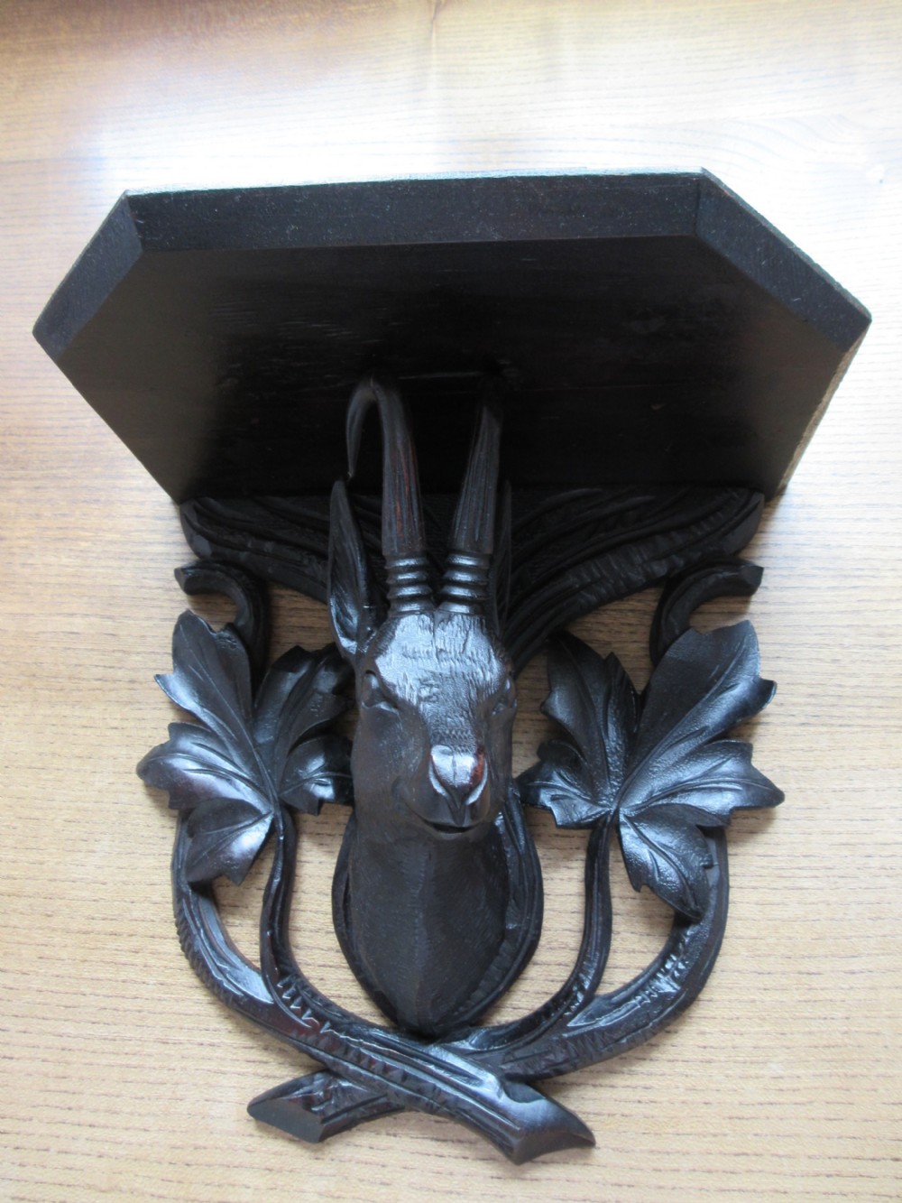 Pair Of 19th Century Black Forest Wall Brackets, Circa 1890 View V
