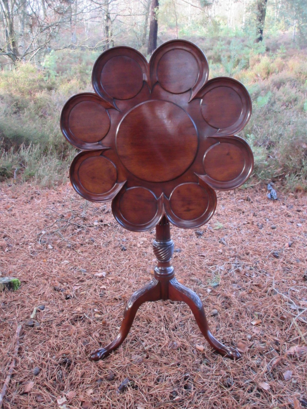 Attractive 19th Century Mahogany Supper, Lamp, Occasional Or Tripod Table, Circa 1850
