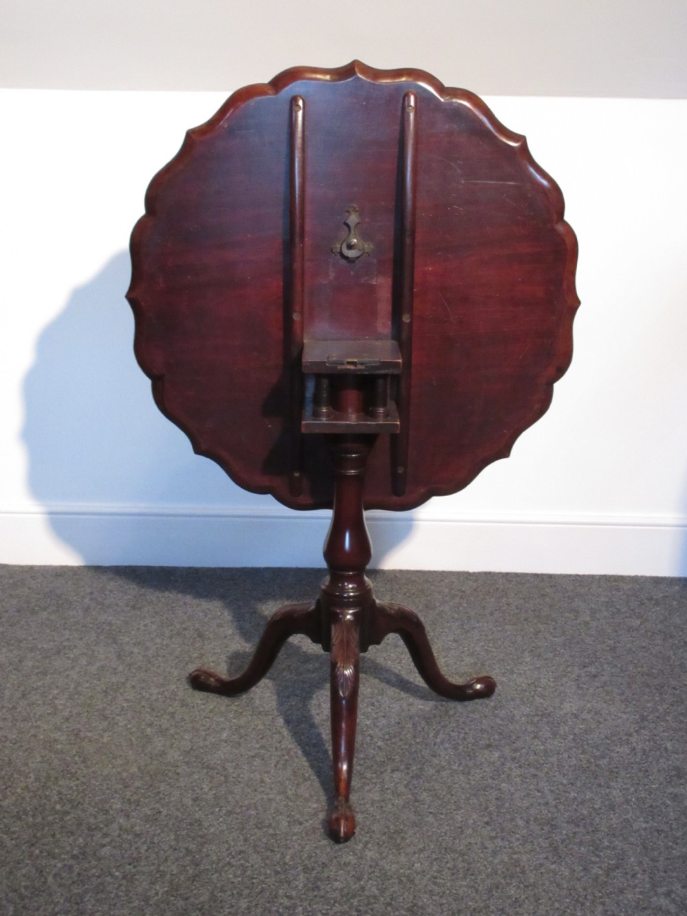 George III Mahogany Tripod, Supper or Lamp Table, Circa 1775 View II