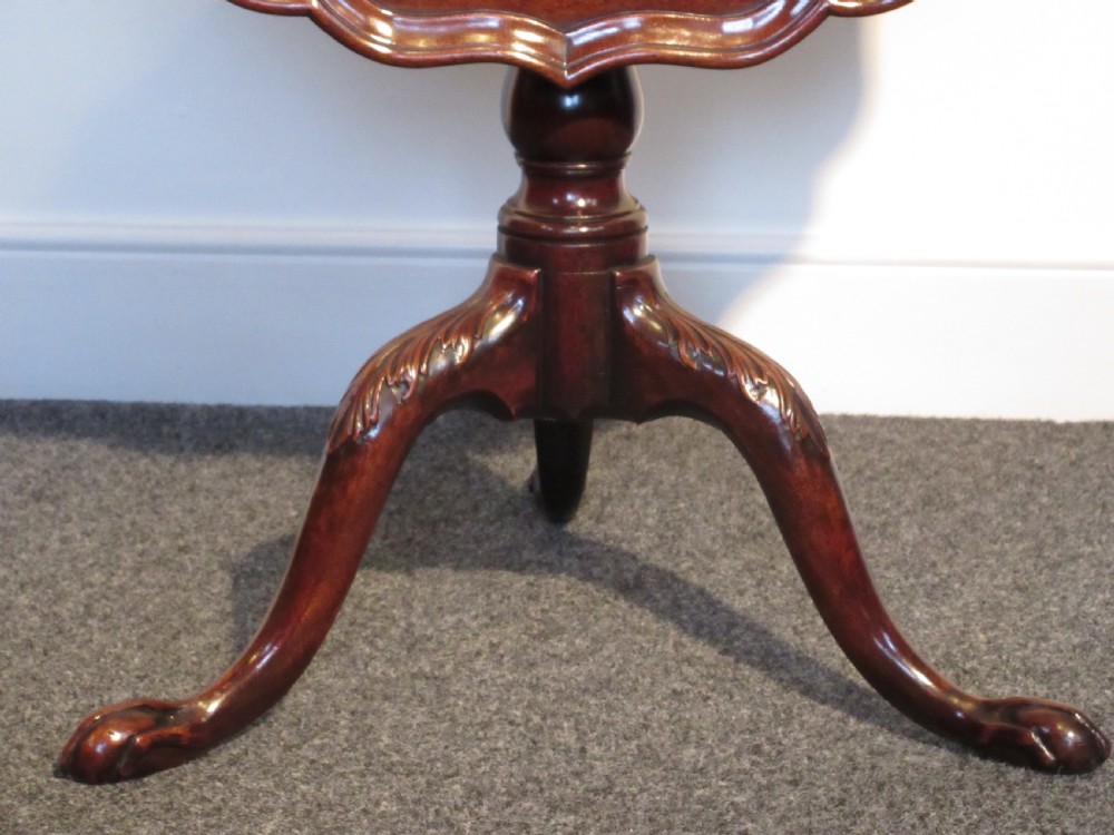 George III Mahogany Tripod, Supper or Lamp Table, Circa 1775 View III