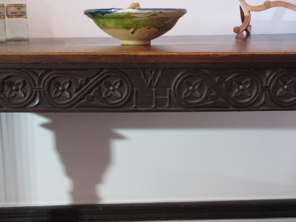 Late 17th Century Oak Refectory or Serving Table, Circa 1680 View III