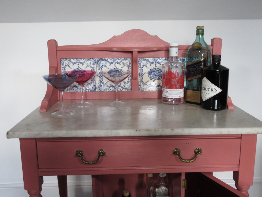 Late Victorian Marble Topped Washstand, Circa 1890 View IX