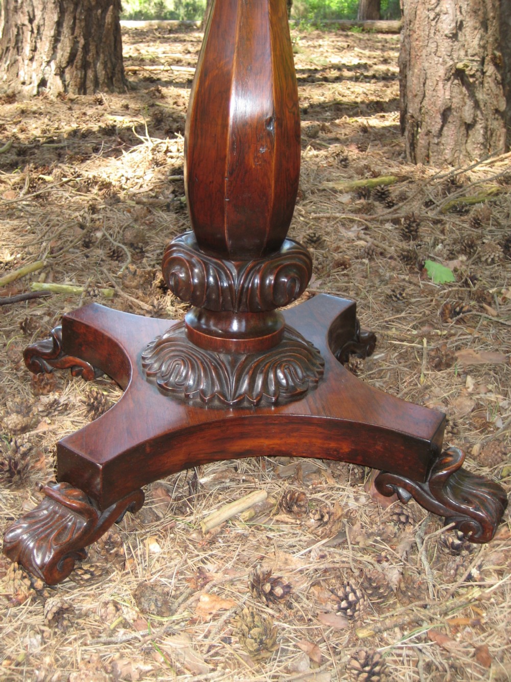 Regency Rosewood Octagonal Occasional Table, Circa 1825 View III