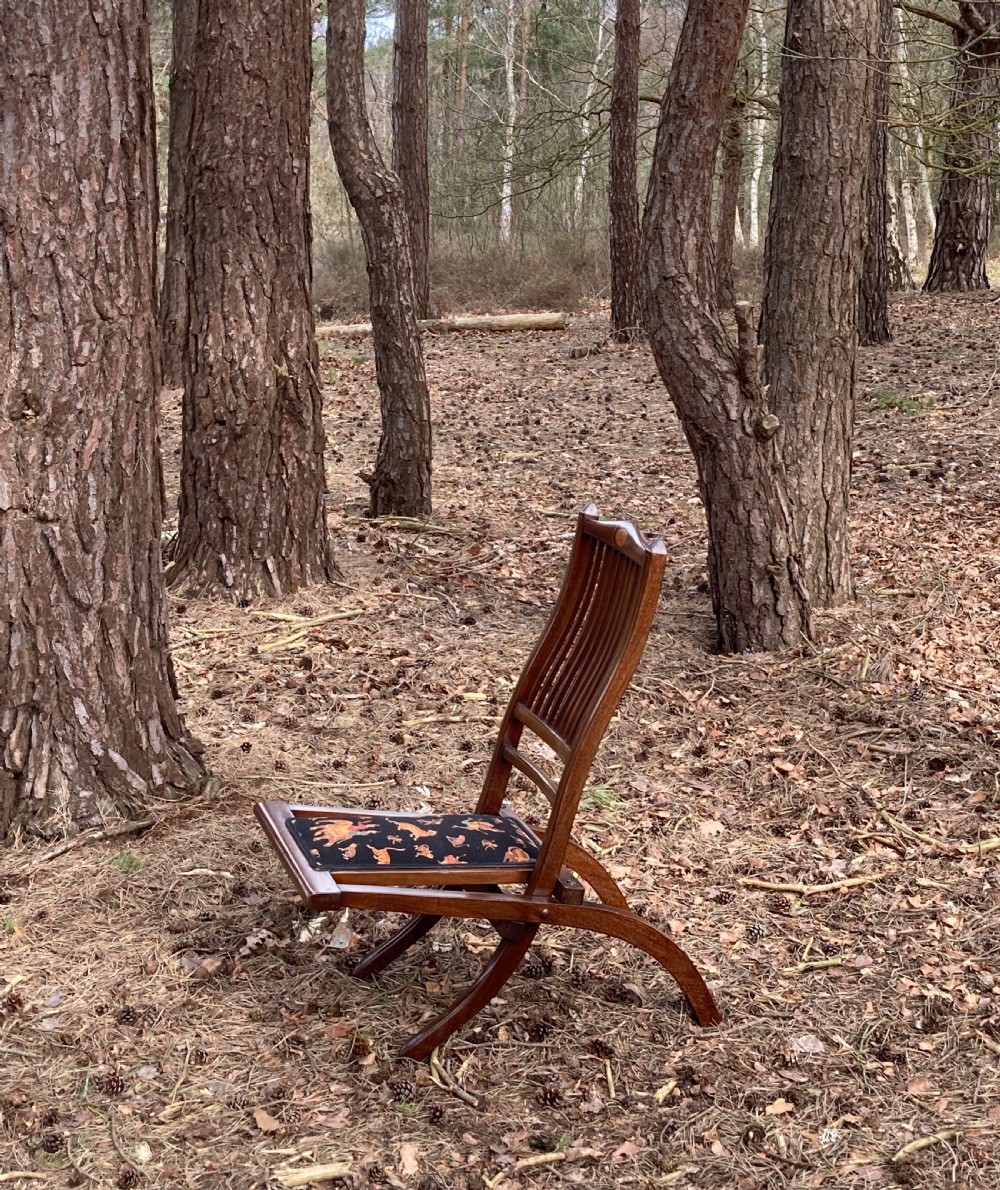 Late Victorian Child's Folding Chair, Circa 1890 View III