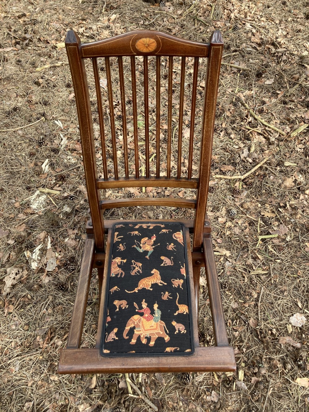 Late Victorian Child's Folding Chair, Circa 1890 View IV
