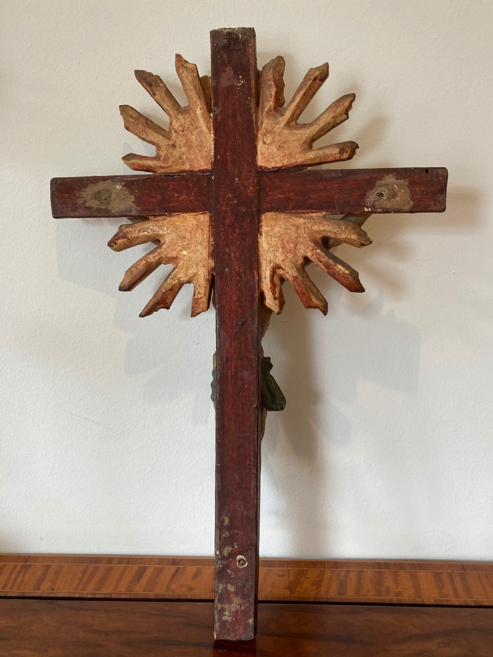 Carved Italian Crucifix, Florentine, Circa 19th Century View IV
