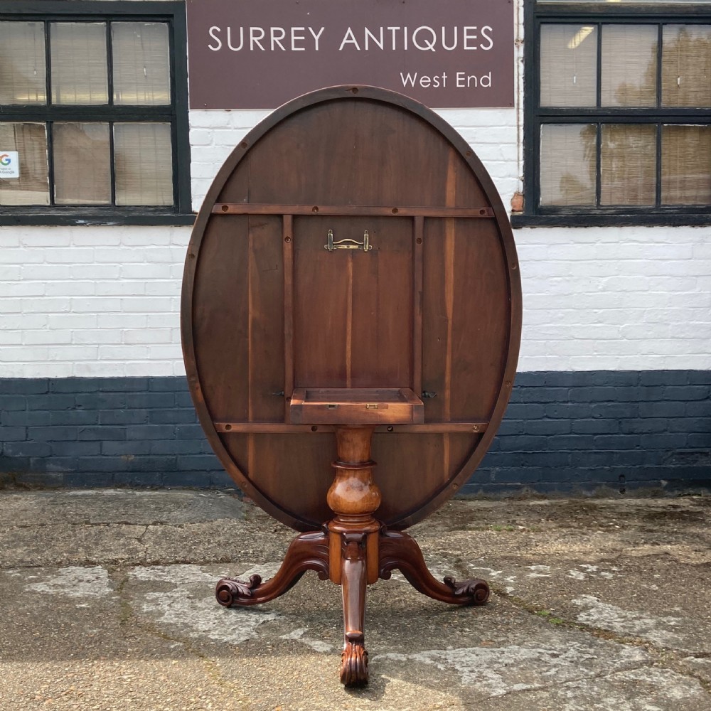 Good Early Victorian Oval Mahogany Breakfast Table, Circa 1850 View IV