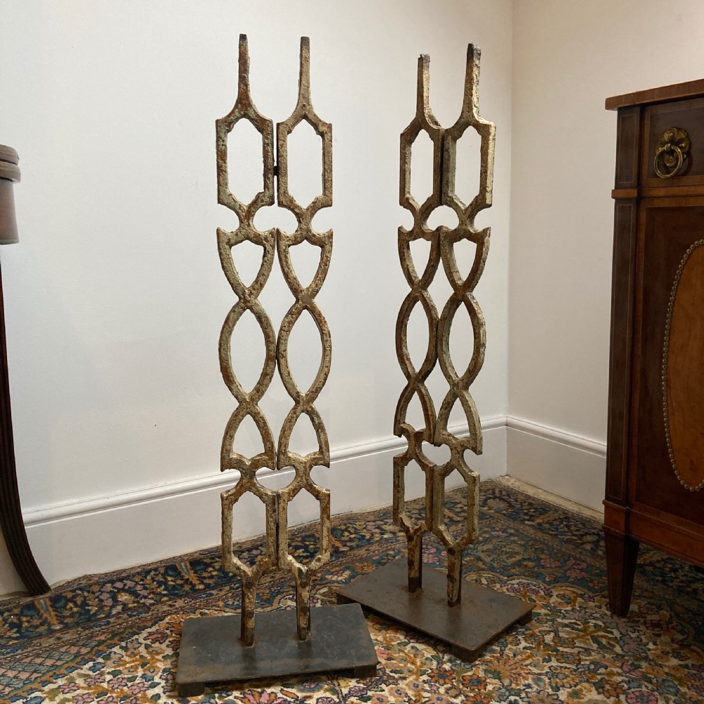 Pair of Cast Iron Doorstops, Circa 1850 View II