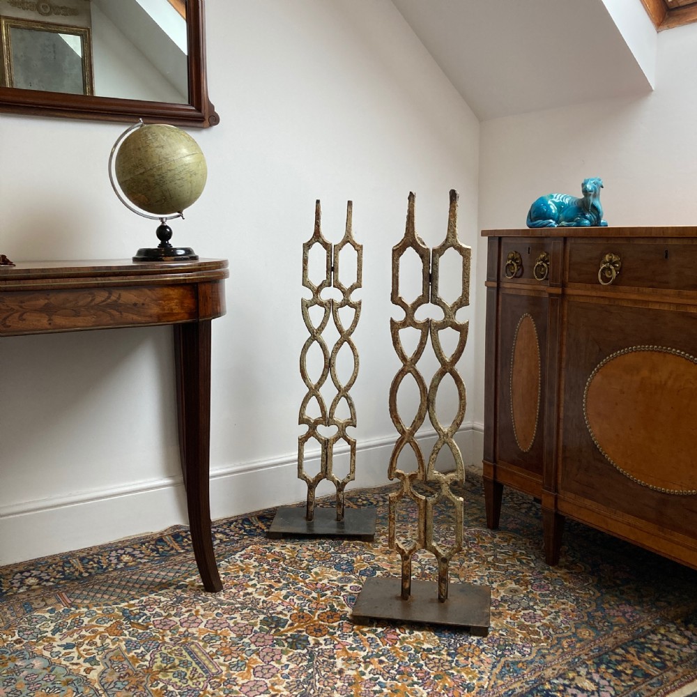 Pair of Cast Iron Doorstops, Circa 1850 View III