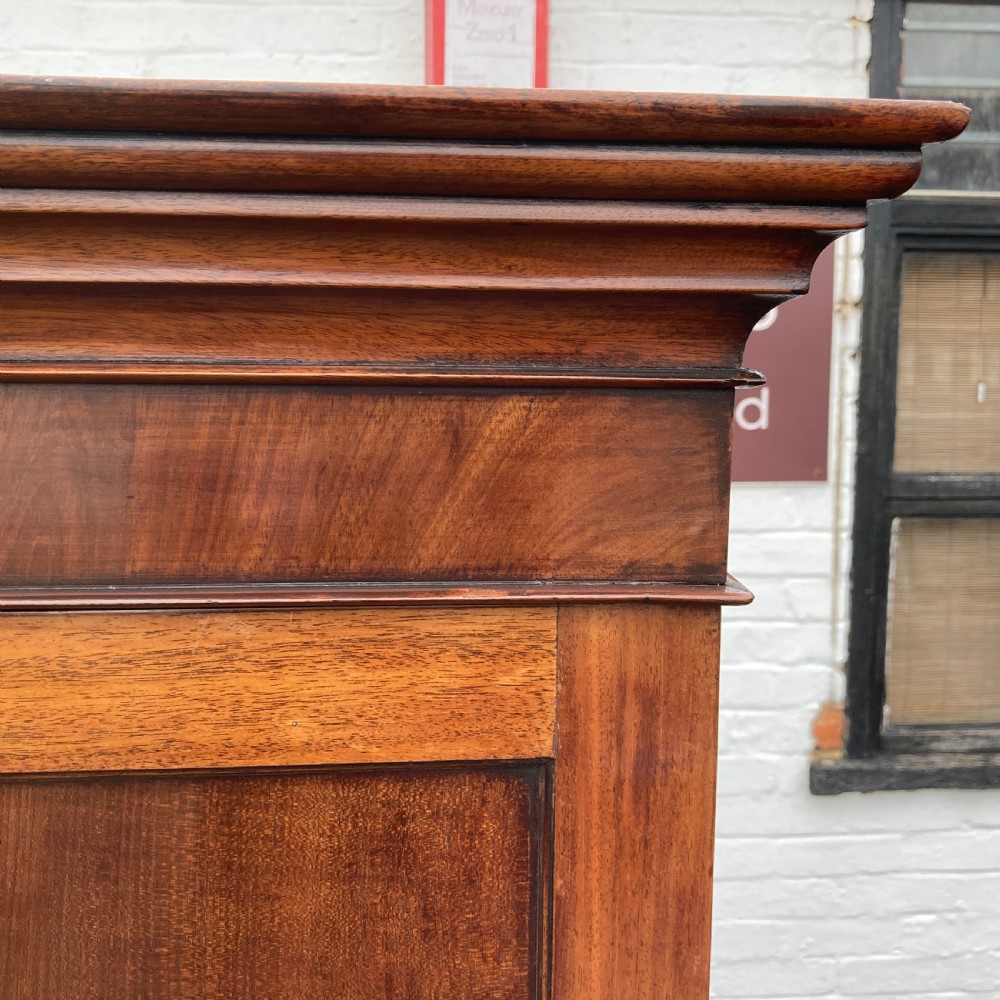 George III Mahogany Linen Press, Circa 1790 View III