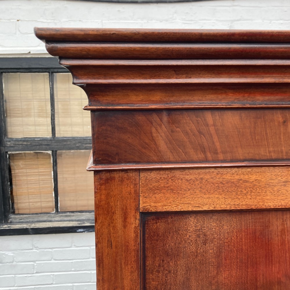 George III Mahogany Linen Press, Circa 1790 View IV