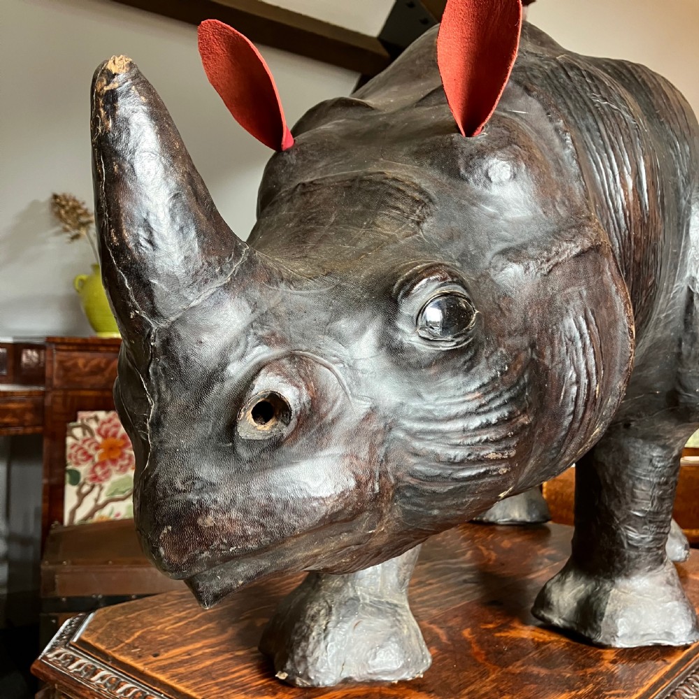 Liberty of London Leather Rhino, Circa 1900 View IX