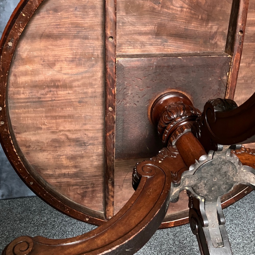 Georgian Mahogany Centre Table, Circa 1810 View XI