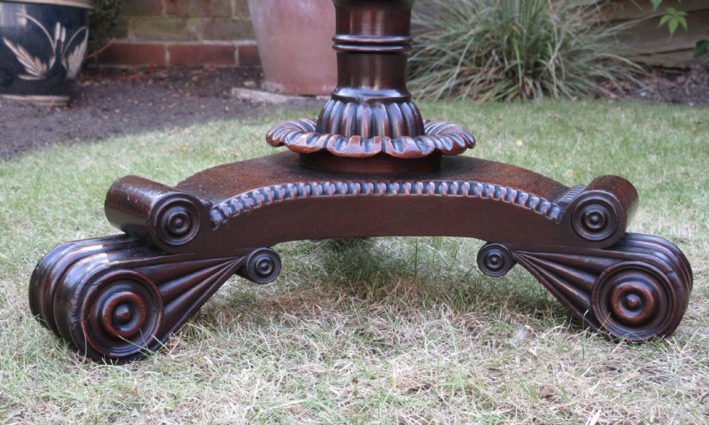 Regency Tripod, Occasional Or Lamp Table, In The Manner Of Gillows Of Lancaster, Circa 1825 View VI
