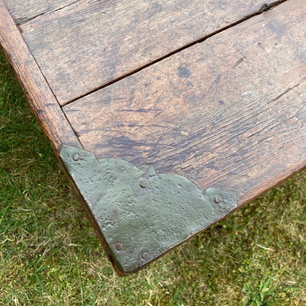 Swedish Pine Marriage Chest/ Blanket Box, Circa 1819 View XIII