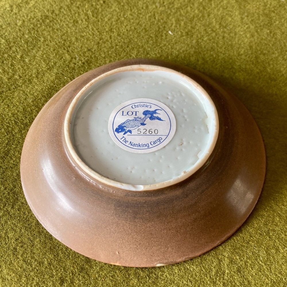 Chinese Blue And White Export Nanking Cargo Saucer, Circa 1750 View II