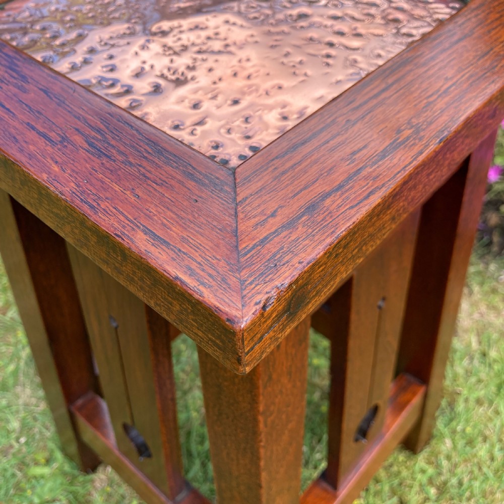 Arts & Crafts, Liberty & Co. Design Lamp Table, Circa 1900 View XI