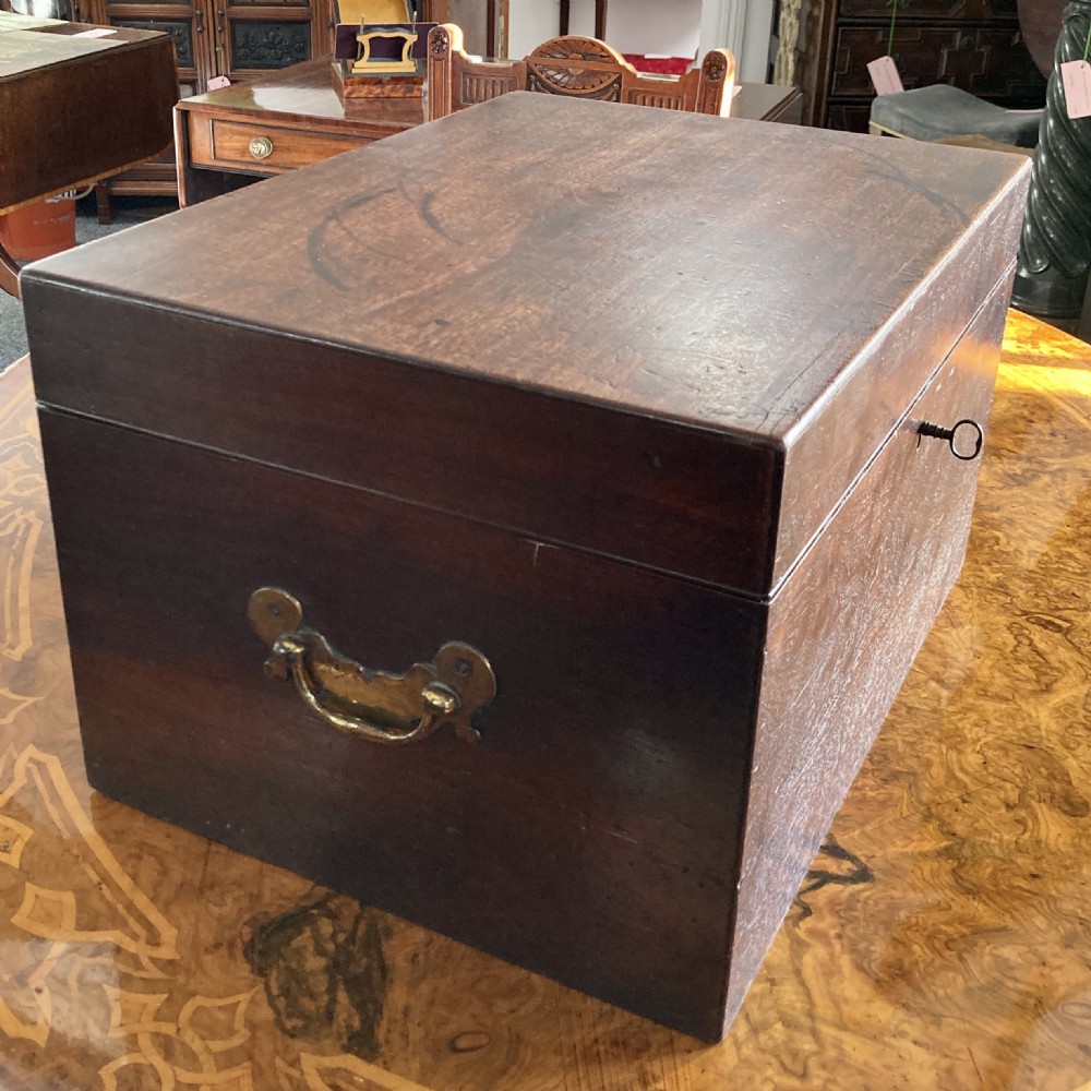 Georgian Mahogany Silver Chest, Circa 1790 View II
