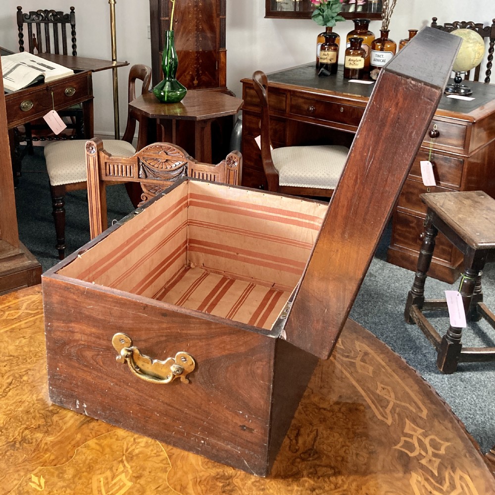 Georgian Mahogany Silver Chest, Circa 1790 View VI