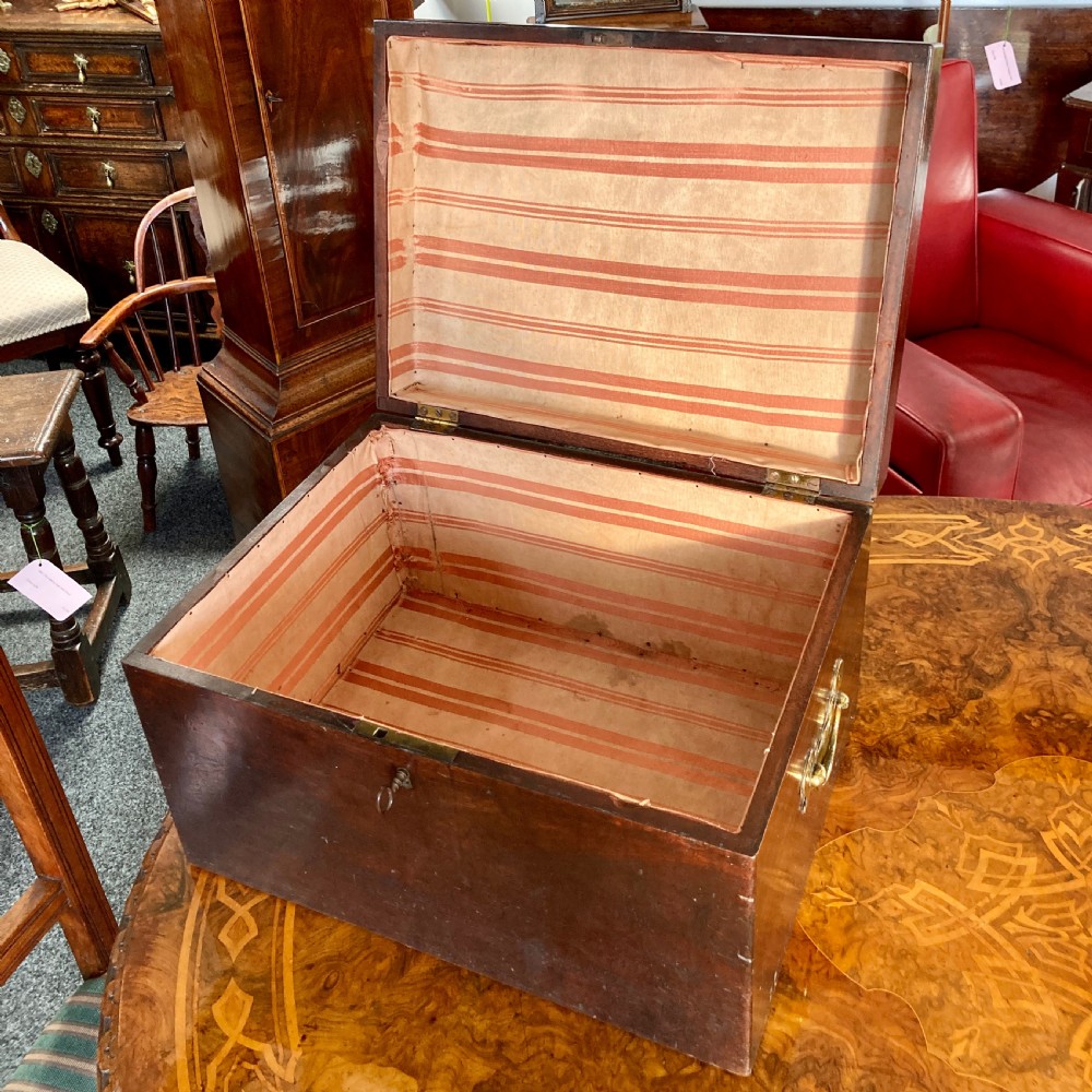 Georgian Mahogany Silver Chest, Circa 1790 View VII