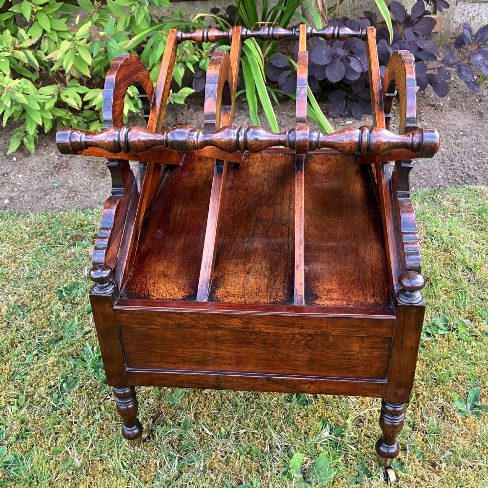 Regency Rosewood Canterbury After A Design By J.C. Loudon, Circa 1835 View X