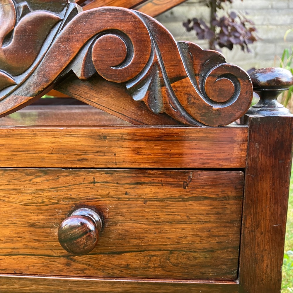 Regency Rosewood Canterbury After A Design By J.C. Loudon, Circa 1835 View XII