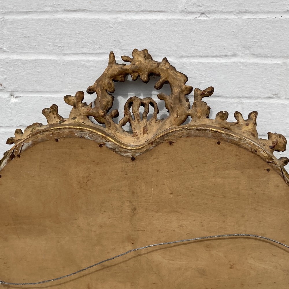 Delightful French Gilt-wood Mirror, Circa 19th Century View X