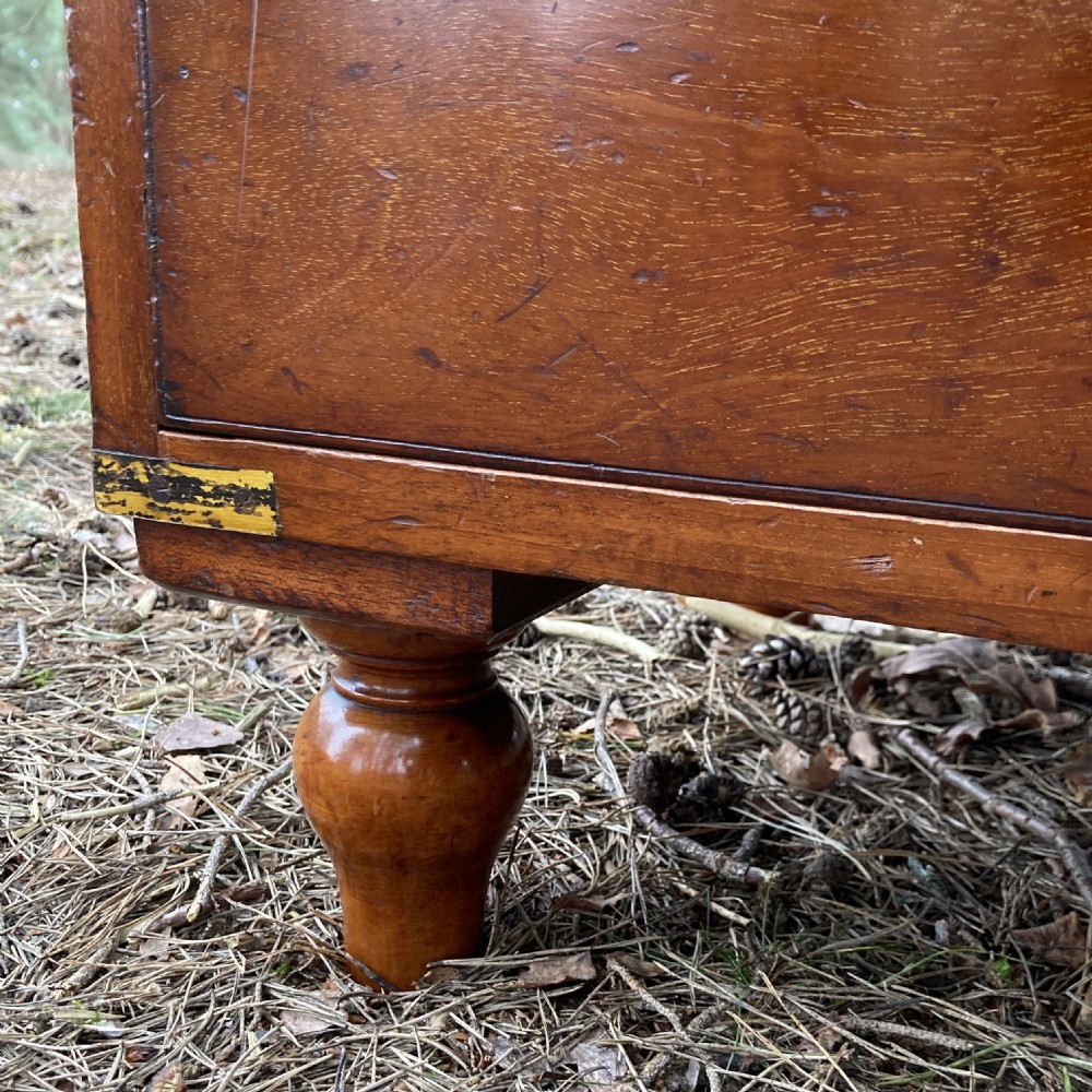 Mahogany Secretaire Military Campaign Chest, Circa 1899 View XII