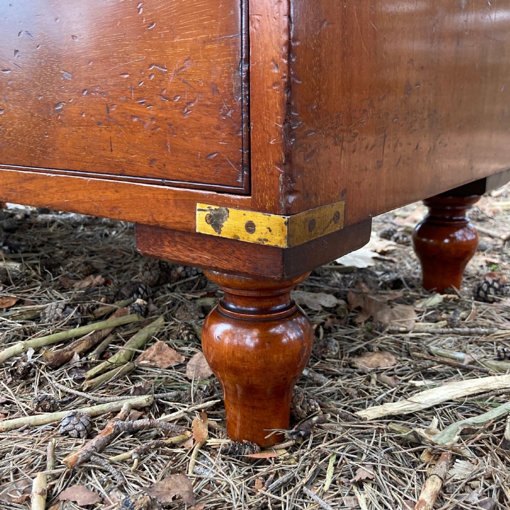 Mahogany Secretaire Military Campaign Chest, Circa 1899 View XIII