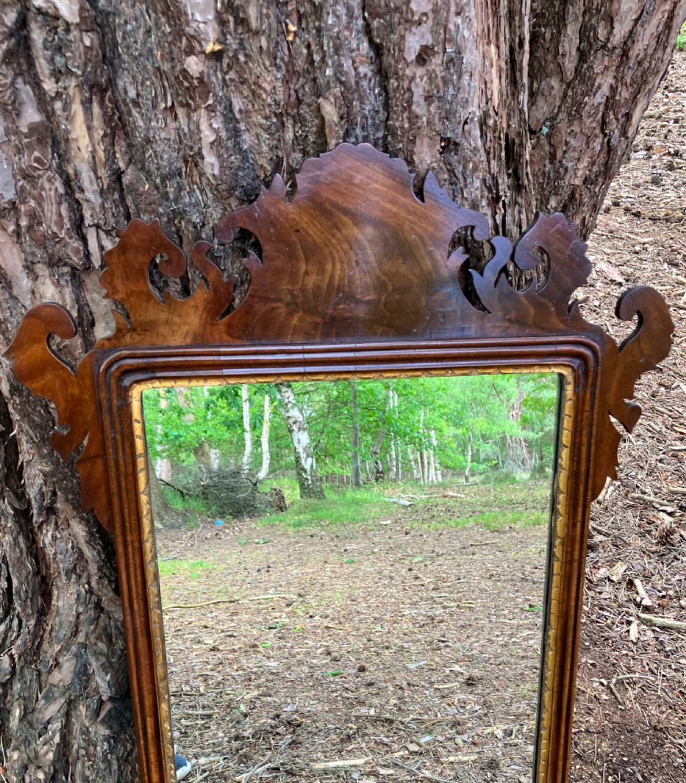 Mahogany Fretwork Mirror, Circa 1900 View IV