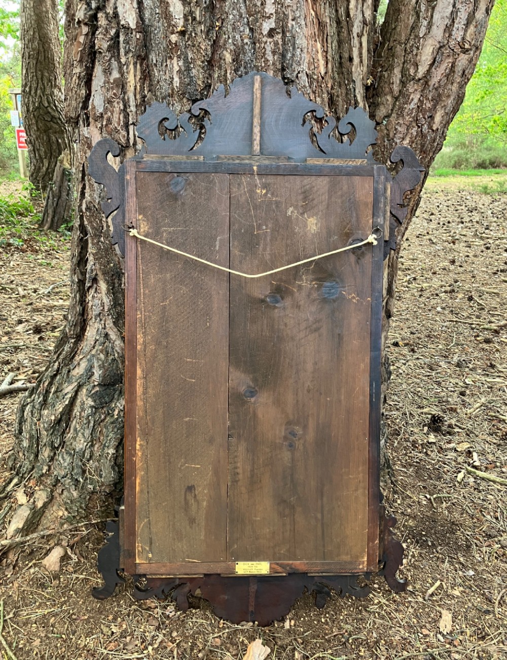 Mahogany Fretwork Mirror, Circa 1900 View VII