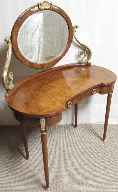 fig 1. Superb French Walnut Dressing Table