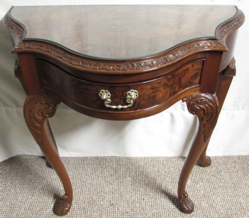 Burr Walnut Lamp Table